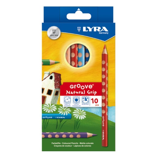 [MEFIL0118] Lápices de colores triangulares Lyra Groove[L3811100] 