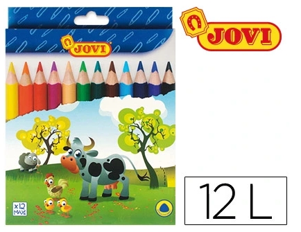[MEJOV0132] Lápices de colores Jovi Maxi - C/ 12 ud[735/12] 