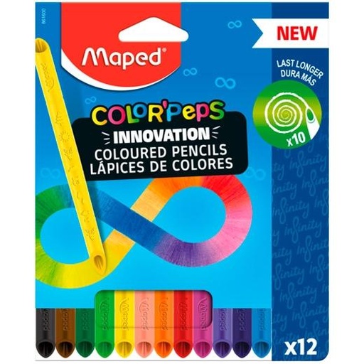 Lápices de colores Maped Infinity 
