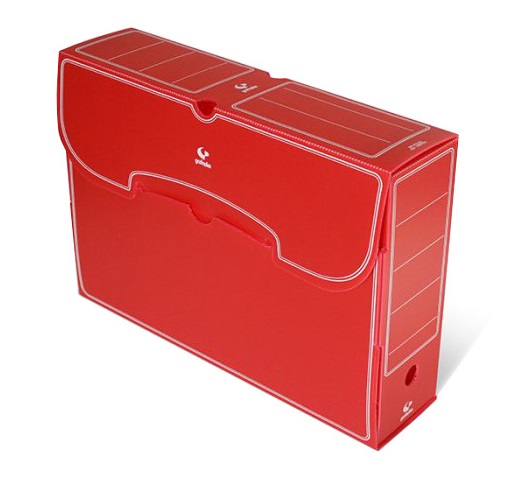 DEFINITIVO PLEX 370 x 260 x 100 FOLIO ROJO Ref. 6035C12
