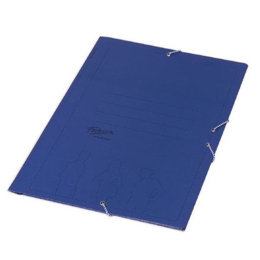 Carpeta de gomas de cartón – azul