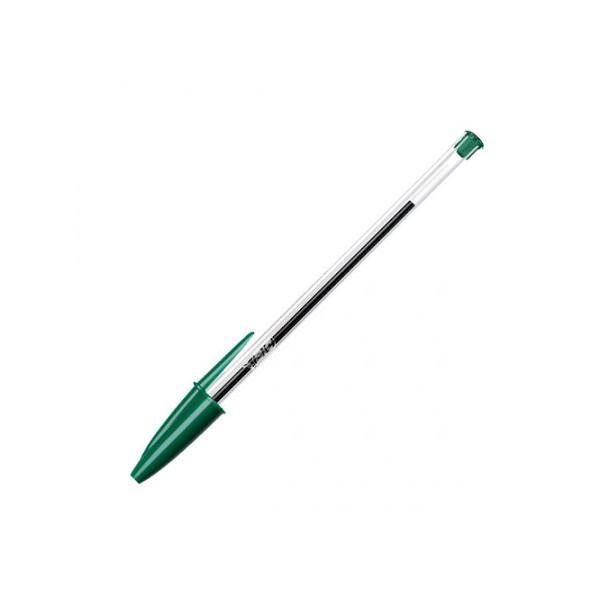 BOLIGRAFO BIC CRISTAL PUNTA NORMAL VERDE Ref. 8373629