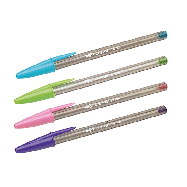 CAJA DE 20 BOLIGRAFOS BIC CRISTAL LARGE FASHION FUN COLORES SURTIDOS Ref. 895793