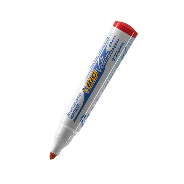 BIC VELLEDA ROTULADOR PIZARRA PUNTA REDONDA ROJO 1701 03 Ref. 525825
