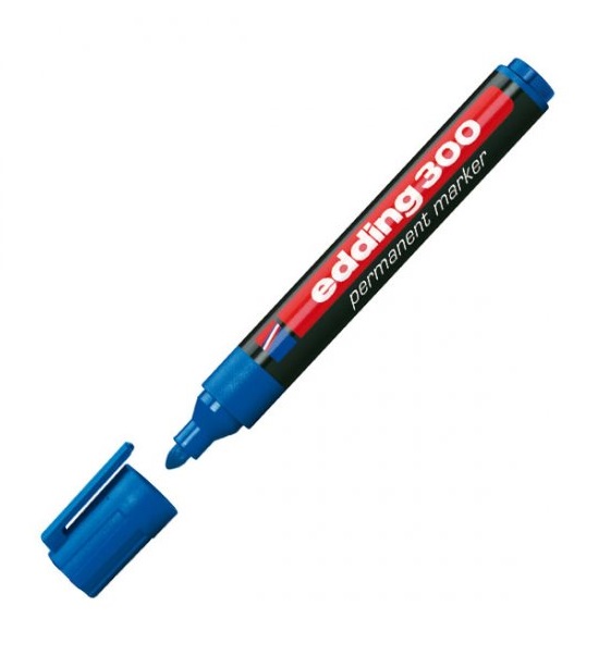ROTULADOR PERMANENTE 1,5-3mm EDDING 300-03 AZUL