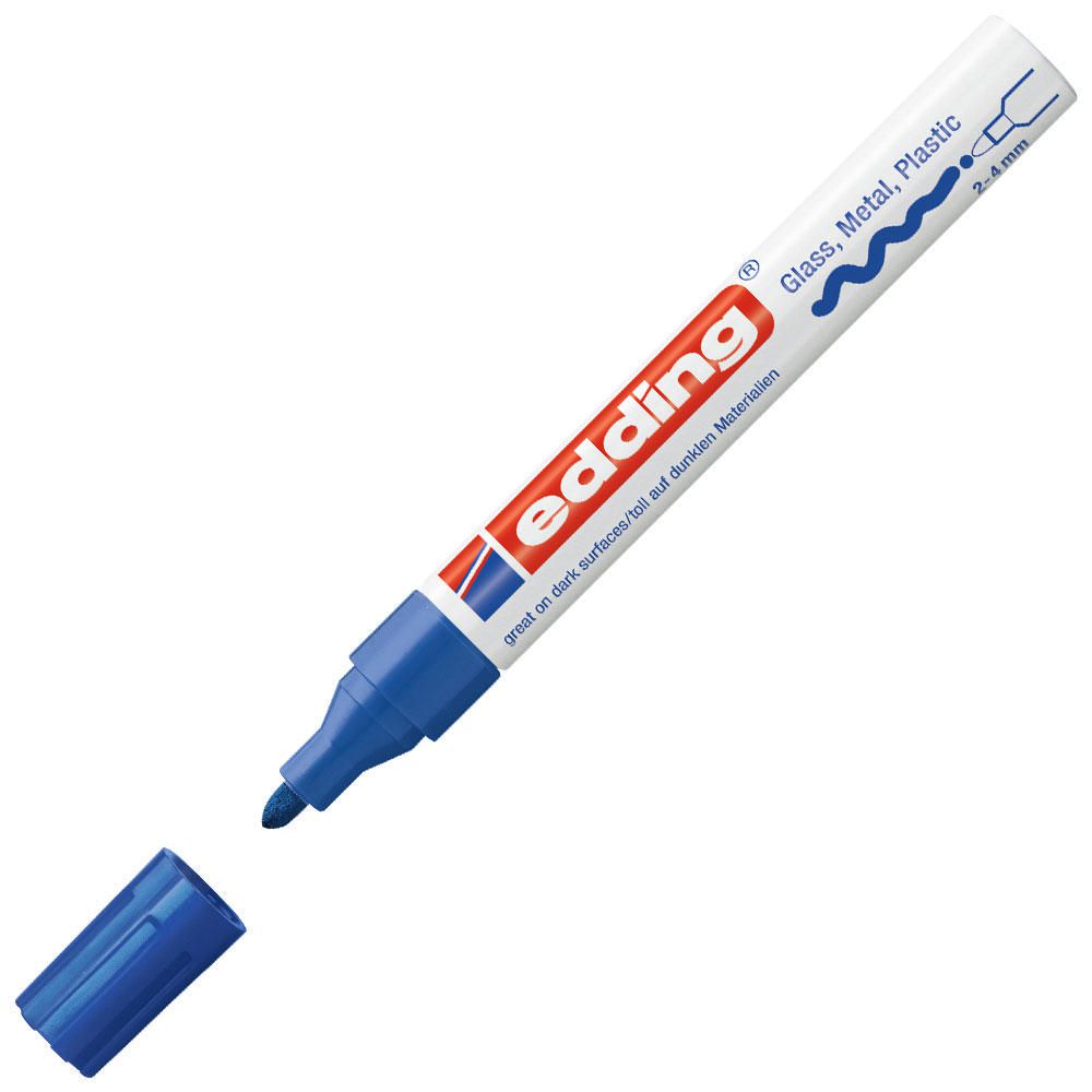 ROTULADOR PERMANENTE 2-4mm EDDING 750-03 AZUL