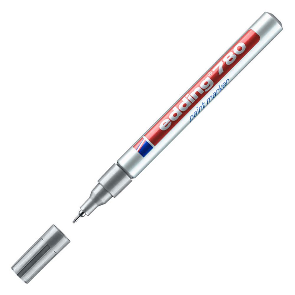 ROTULADOR PERMANENTE TRAZO 0.8mm EDDING 780-54 PLATA