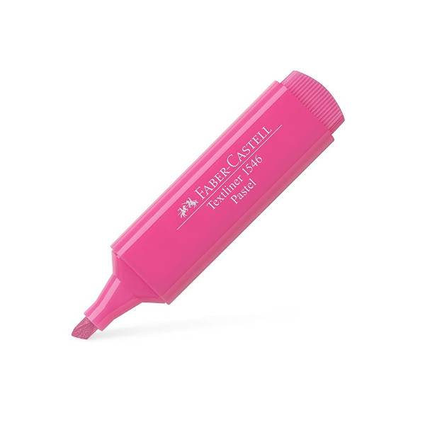 FLUORESCENTE FABER CASTELL TEXTLINER 1546 ROSA PASTEL Ref. 154654