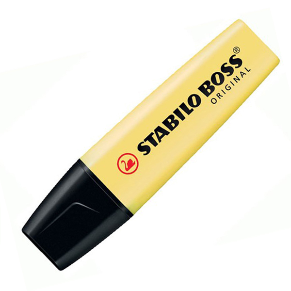 FLUORESCENTE STABILO BOSS AMARILLO CREMOSO Ref. 70/144