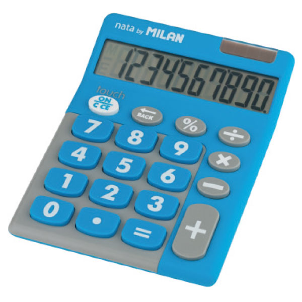 CALCULADORA SOBREMESA 15X10 DUO AZUL Ref. 150610TDBBL