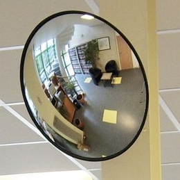 [ADTD0635115] Espejo redondo multiusos 33 cm – Visor de seguridad y vigilancia, profesional para interiores y exteriores[MIROIR] 