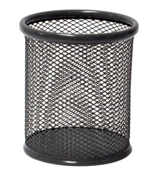 CUBILETE 90x105mm REJILLA METAL NEGRO GRAFITO Ref. 317381 / 040346