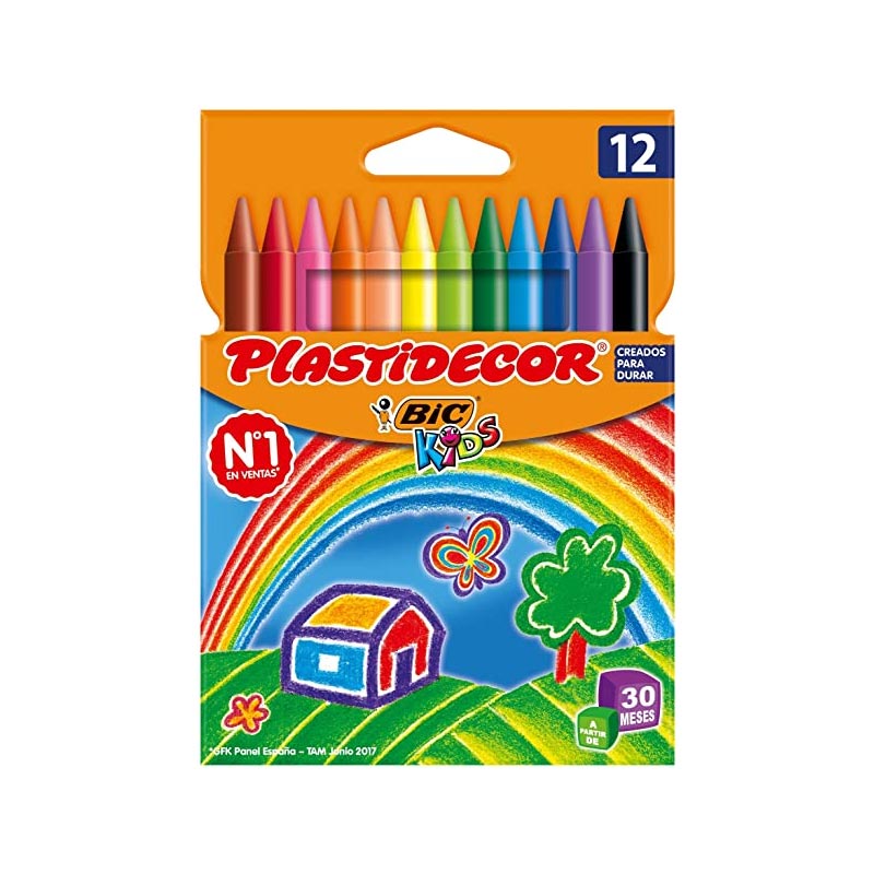 Caja 24 Ceras Color Semi-Blandas Fixo Kids