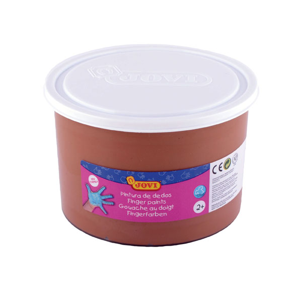 BOTE DE 500ml PINTURA DEDOS MARRON Ref. 56112