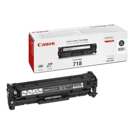 [CFCAN0105] Tóner Canon 718BK – negro[2662B002A] 