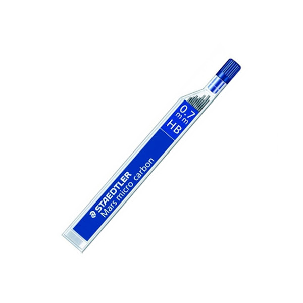 STAEDTLER TUBO 12 MINAS 0.7mm HB Ref. 250 07-HB