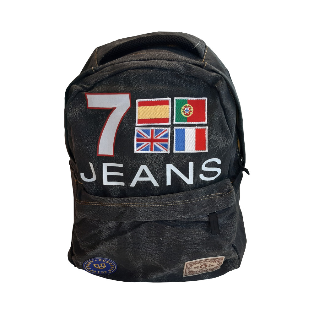 Mochila de tela negra shop