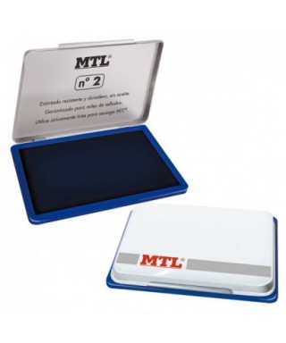 TAMPON Nº 2 BASIC AZUL MTL Ref. 79530