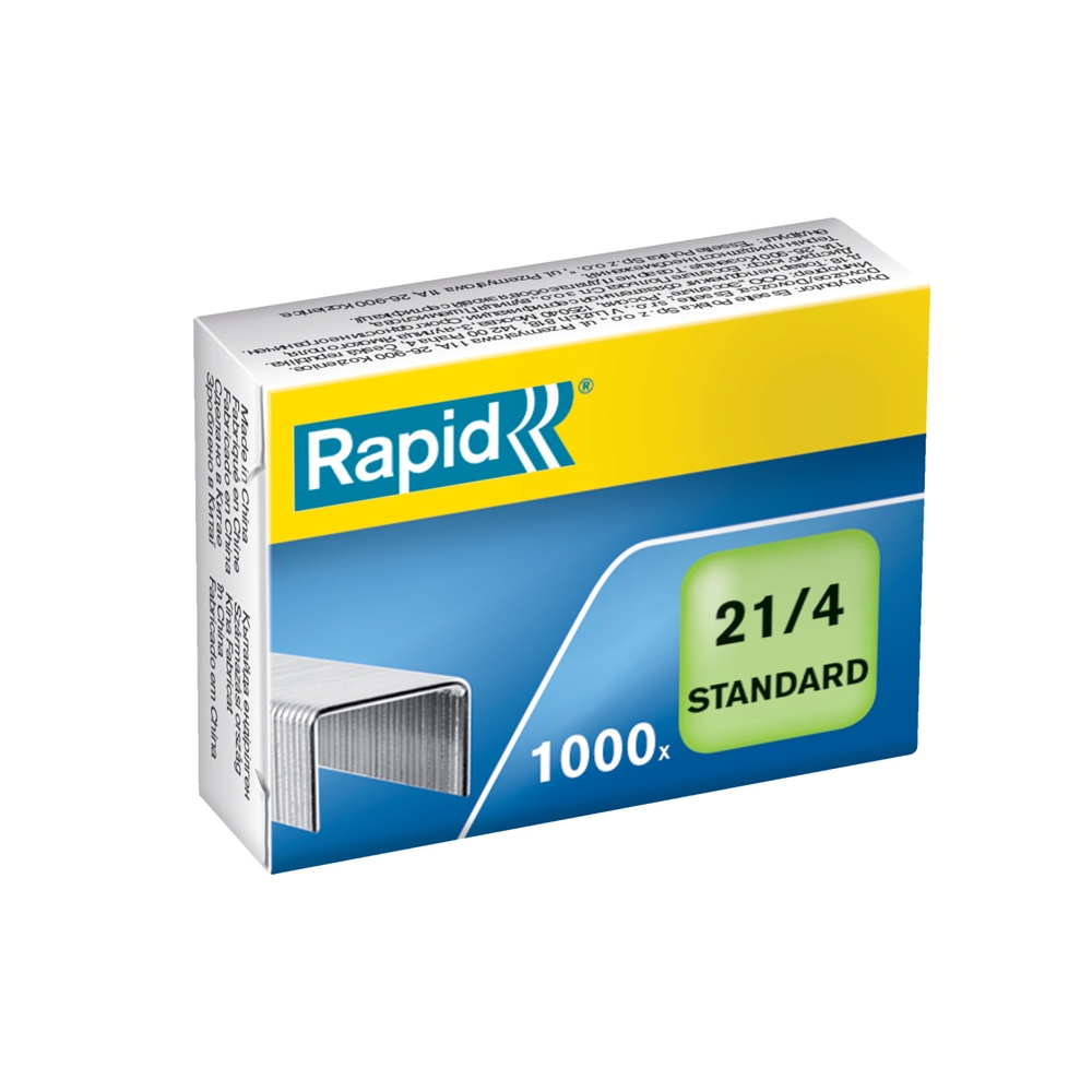 CAJA DE 1000 GRAPAS GALVANIZADAS RAPID 22/6mm 24/6mm Ref. 24855600 
