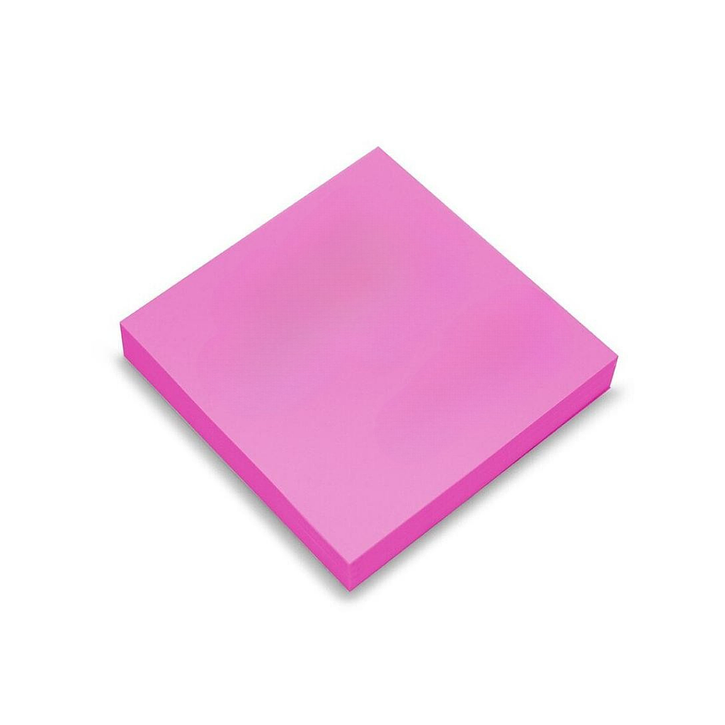 TACO NOTAS ADHESIVAS 76x76mm ROSA NEON Ref. 310519 / 001210