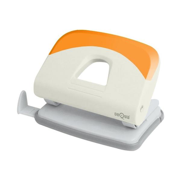 TALADRO DEQUA 20 HOJAS COLOR NARANJA Ref. 79030