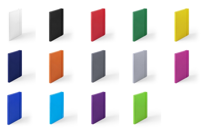 BLOC NOTAS CON GOMA A5 LISO 100h COLORES SURTIDOS CILUX R.4060