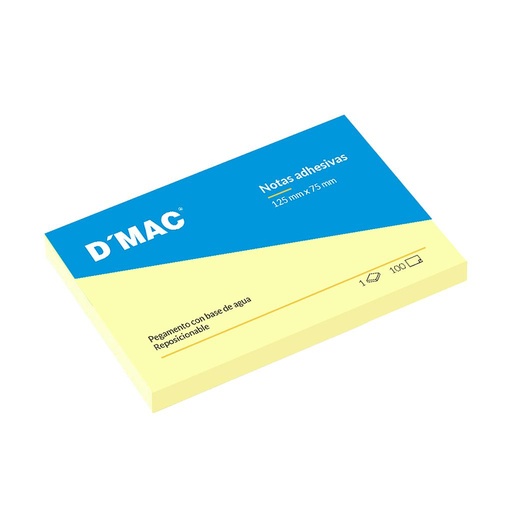 [MODQA00013 - 040415] Notas adhesivas DMAC 75x125mm