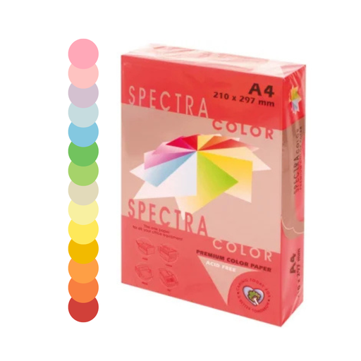 Papel color A4 – 80 g, 500 H, varios colores