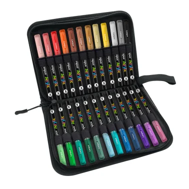 [BRCAM0009] Rotuladores acrílicos punta pincel Campus Acrylic 2.0 – estuche 24 uds[081794] 