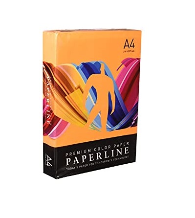 PACK 500 HOJAS PAPEL A4 80g NARANJA IT240 Ref. 15650 - 001578