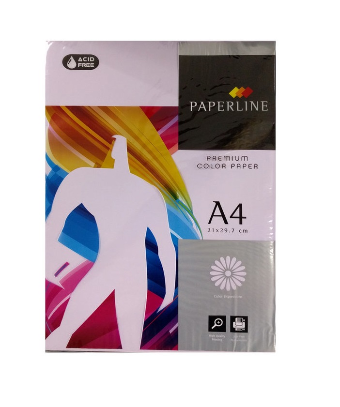 PACK 500 HOJAS PAPEL A4 80g LILA LAVANDA IT185 Ref.15646 - 003199