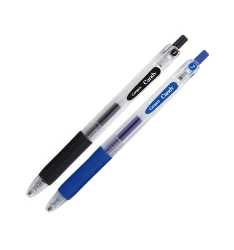 Bolígrafo retráctil gel Campus Candy