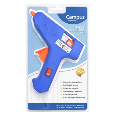 [MEMKP040876] Pistola de silicona Campus – 25 W (barra 7mm)[040876] 