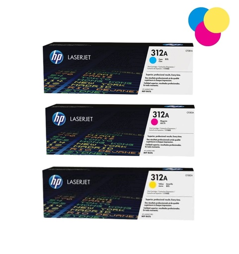 Tóner HP 312A CF382A – color
