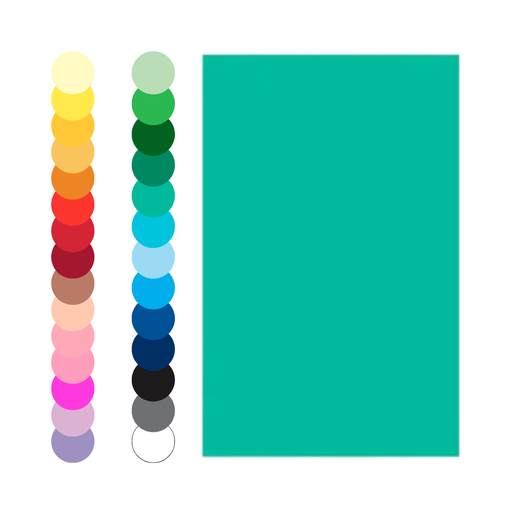 Cartulina 50 x 65 cm Campus – varios colores, 180g