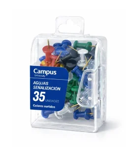 [MOMKP040199] Agujas señalizadoras Campus University - colores surtidos, caja 35 uds[040199] 