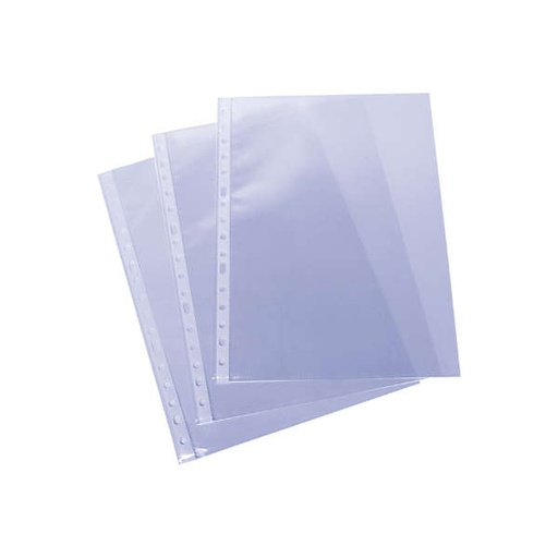[ARGPL00818 - 780350] Fundas multitaladro polipropileno Grafoplás - 100 ud, folio, 80 micras, piel de naranja[05570000 (ENVIAR ARESD0112)] 