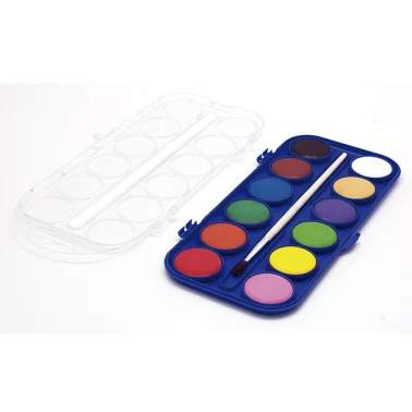 [MEMKP630564] Acuarelas con pincel Campus College – 12 colores[630564] 
