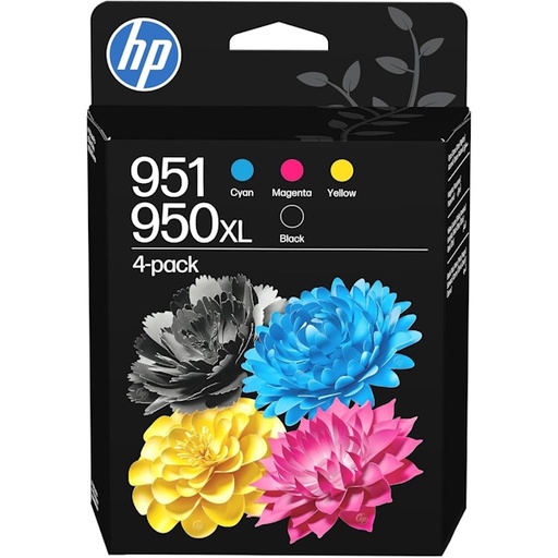 [CFHPI00144] Cartucho HP 950XL/951XL – pack 950XL negro + 951 tricolor[C3WK1A] 