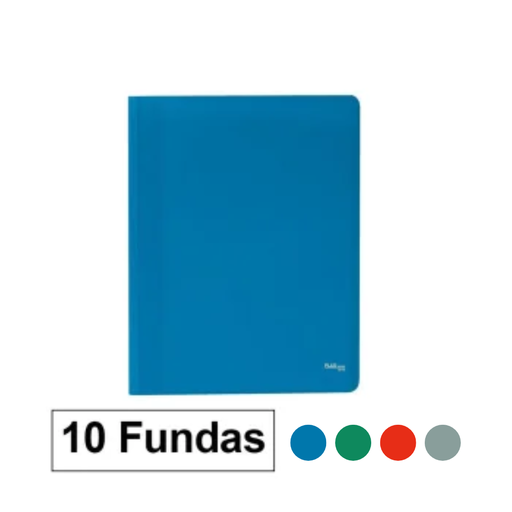 Tarifario A4 Plus Office – polipropileno, 10 fundas, tapa básica