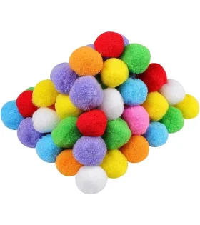[MEMKP630974] Pompones de colores para manualidades Campus University – 100 uds[630974] 