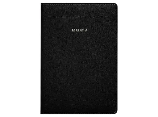 [DGMKP003779] Agenda anual 2027 B5 Campus St. Tropez - semana vista, tapa PVC tacto cuero, negro[003779] 