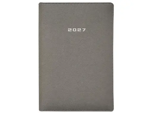 [DKMKP003778] Agenda anual 2027 B5 Campus - semana vista, tapa PVC, gris[003778] 