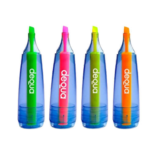 Marcador fluorescente Dequa – plástico reciclado*