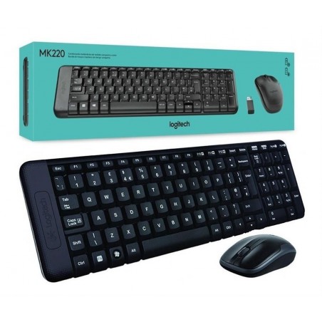 Teclado y Raton inalámbrico - Logitech Combo MK220 - 920-003159