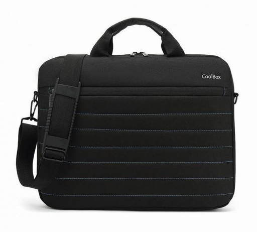 [COO-BAG15-1N] Maletín para portátil 15,6″ Coolbox – negro, impermeable