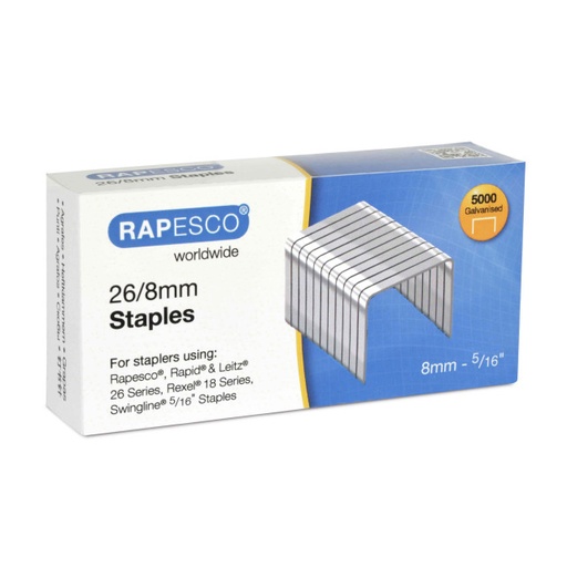 [MORAP0043] Grapas galvanizadas 24/6 Rapid – 5000 uds[24859800] 