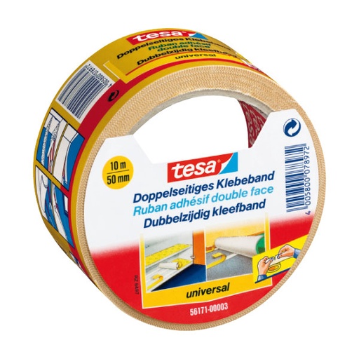 [MOTESA0027] Cinta adhesiva doble cara Tesa – 50 mm × 10 m[56171-00005-12] 
