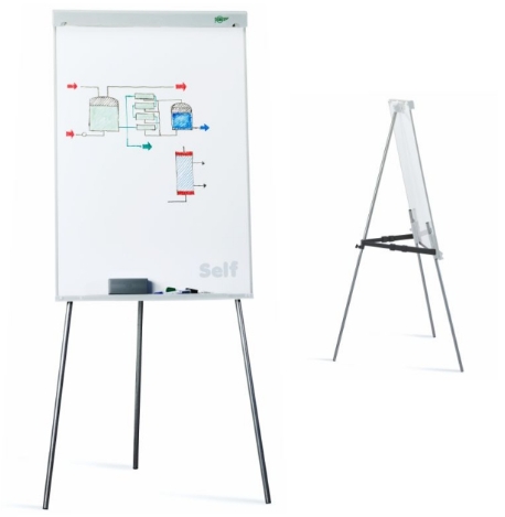 [PZFAI0150] Pizarra de caballete melaminada regulable Faibo 70x105 cm Ref. 5ms[5ms] 