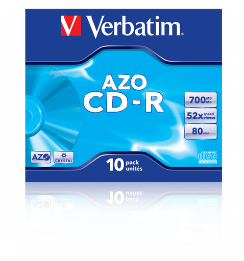 [DKEMT00161] Disco grabable CD‑R Verbatim – 700 MB[43327] 